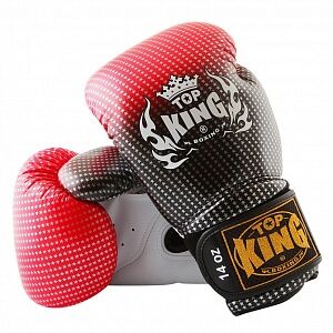 Boxerské rukavice Top King Star - červená