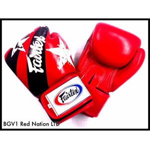 Fairtex Boxerské rukavice \"Nation Prints\" BGV1 - červené